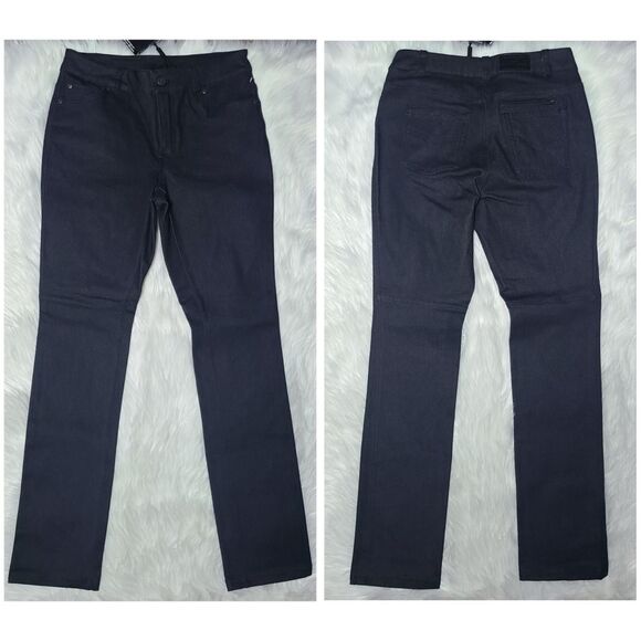 NWT|Harley Davidson Carve Black Denim Riding Pants, 30 - Picture 5 of 16